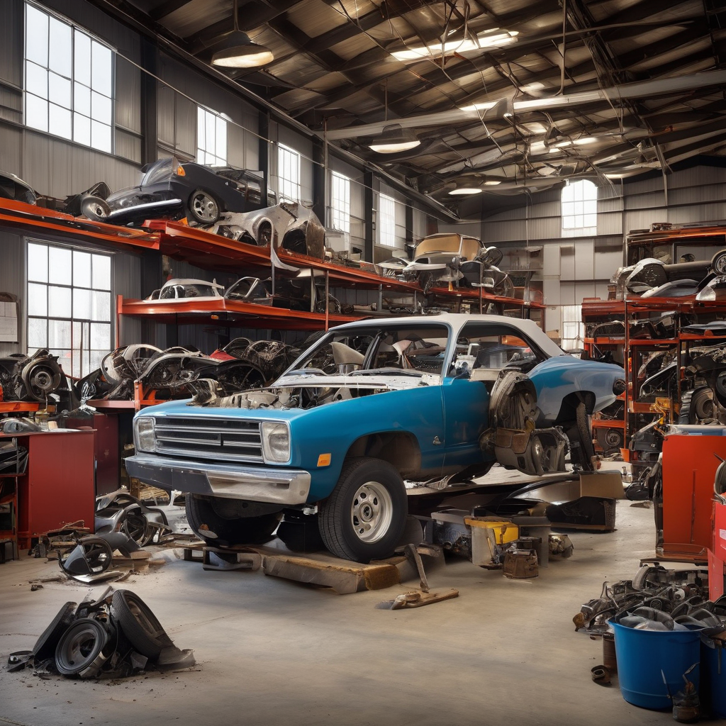 Professional used auto parts inventory